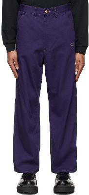 NEEDLES Purple SMITH'S Edition Painter Trousers
