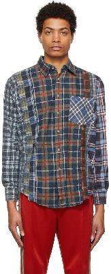 NEEDLES Multicolor Rebuild Upcycled Seven Cut Flannel Shirt