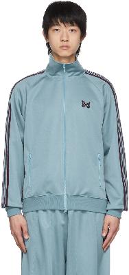 NEEDLES Blue Poly Smooth Track Jacket