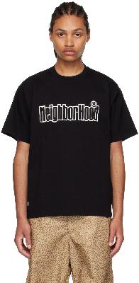 Neighborhood Black Cotton T-Shirt