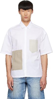 Neil Barrett White Workwear Shirt