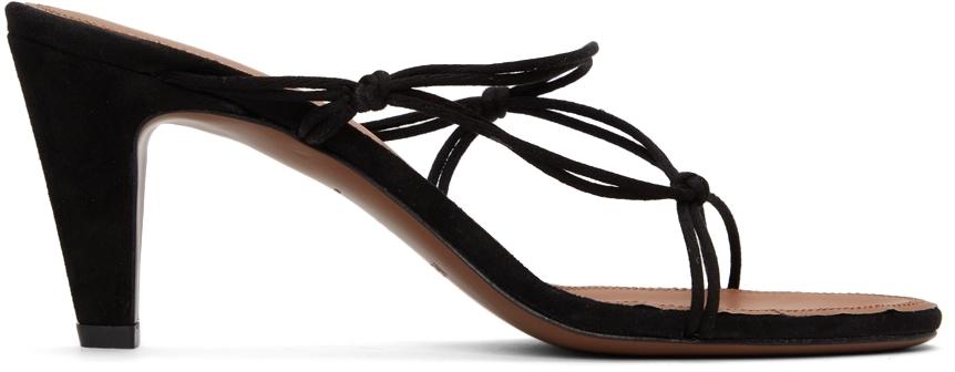 NEOUS Black Atysa Heeled Sandals