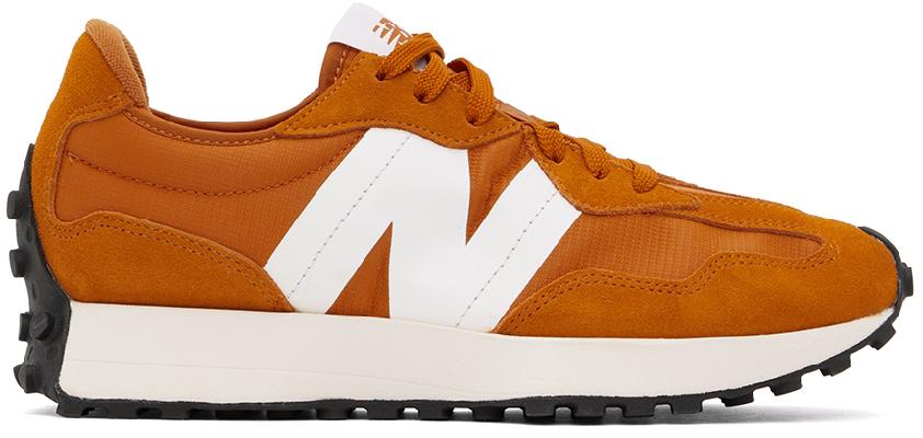 New Balance Orange 327 Sneakers