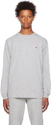 New Balance Gray Made in USA Core Long Sleeve T-Shirt