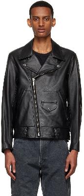 N.Hoolywood Black Leather Jacket