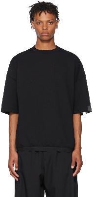 N.Hoolywood Black Polyester T-Shirt
