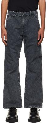 N.Hoolywood Black Faded Jeans