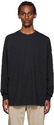 N.Hoolywood Black Patch Long Sleeve T-Shirt