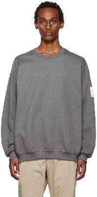 N.Hoolywood Gray Spatch Sweatshirt