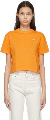 Nike Orange Solo Swoosh T-Shirt