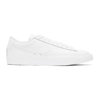 Nike White Blazer Low LE Sneakers