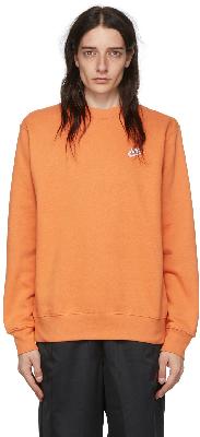 Nike Orange Cotton Sweater