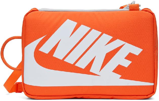Nike Orange & Grey Shoe Box Pouch