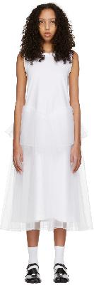 Noir Kei Ninomiya White Cotton Dress