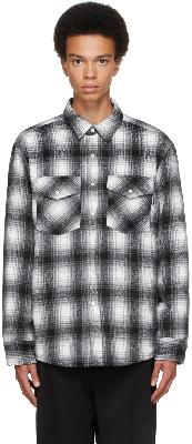 Noon Goons Grey & White Flannel Tahoe Shirt