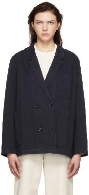 Norse Projects Navy Organic Cotton Blazer