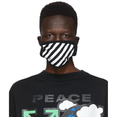 Off-White Black & White Diag Mask