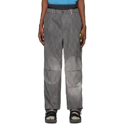 Off-White Grey Fence Extended Chino Trousers