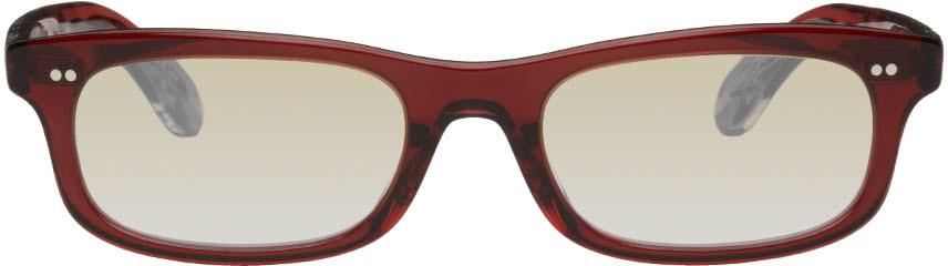 Oliver Peoples Red Fai Khadra Edition Fai Sunglasses