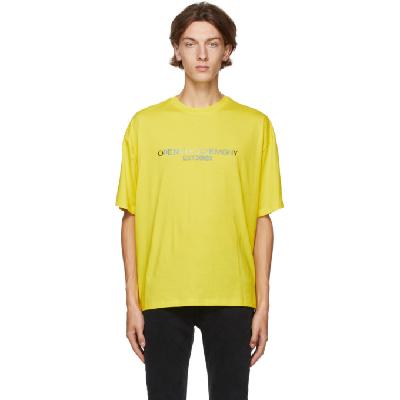 Opening Ceremony Yellow Embroidered Logo T-Shirt