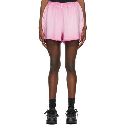 Opening Ceremony Pink Rose Crest Sweat Shorts