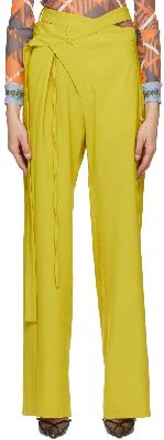 Ottolinger Yellow Polyester Trousers