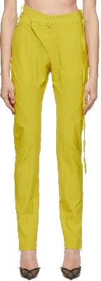 Ottolinger Yellow Polyester Trousers