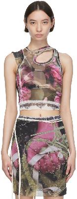 Ottolinger Pink & Green Recycled Polyester Tank Top