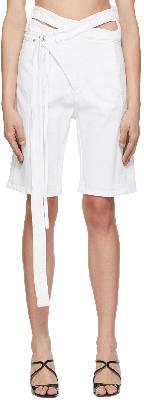 Ottolinger White Wrap Shorts
