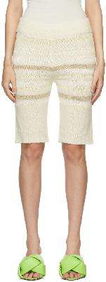 Ottolinger Off-White Carl Stripe Shorts