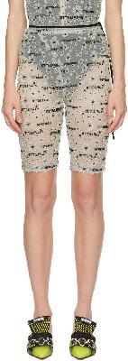 Ottolinger Grey Embroidered Dream Shorts