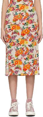 Paco Rabanne SSENSE Exclusive Beige & Multicolor Capsule Printed Nacre Skirt