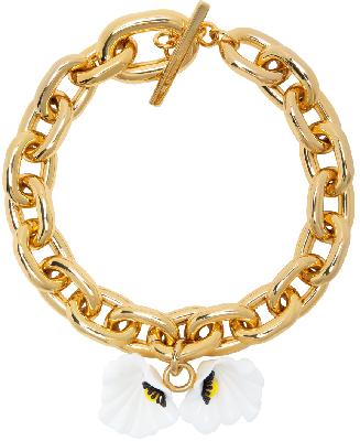 Paco Rabanne SSENSE Exclusive Gold Daisy Chain Necklace
