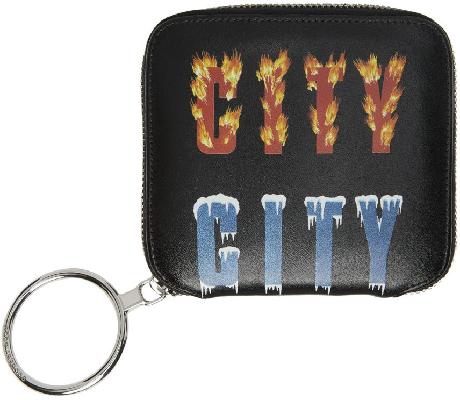 Paco Rabanne Black Kimura Edition 'City City' Zip-Around Wallet