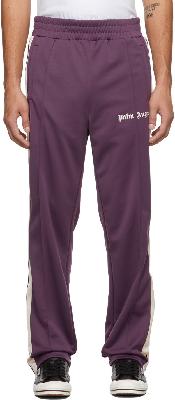 Palm Angels Purple Classic Lounge Pants