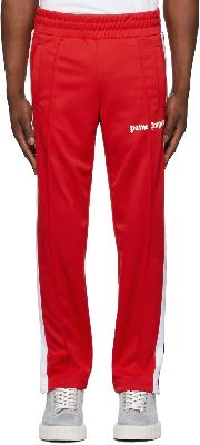 Palm Angels Red Logo Lounge Pants