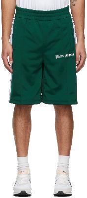 Palm Angels Classic Green Track Shorts