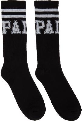 Palm Angels Black College Socks