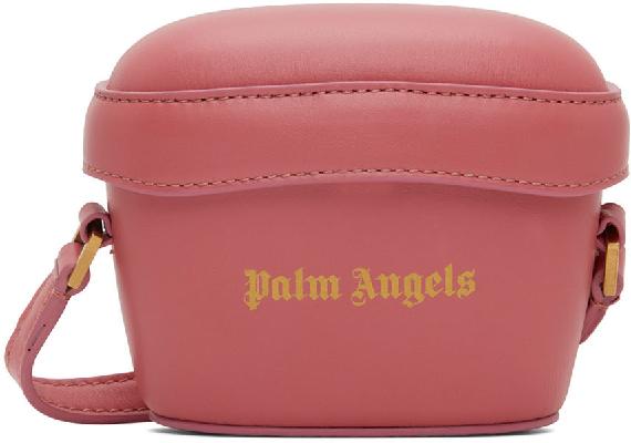Palm Angels Pink Mini Padlock Shoulder Bag
