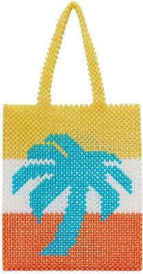 Palm Angels Multicolor Beats Summer Shopper Tote
