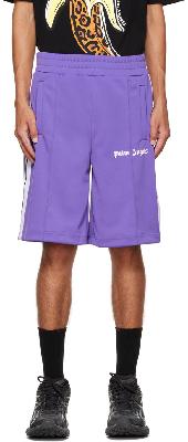 Palm Angels Purple Classic Track Shorts