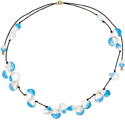 Panconesi Blue Vacanza Pearl Necklace