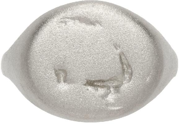 Pearls Before Swine Silver Signet Ring