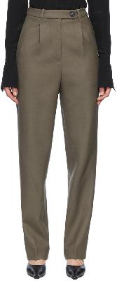 Peter Do Gray Wool Trousers