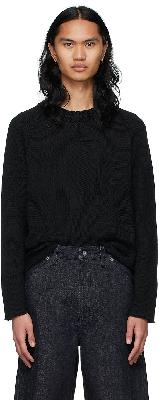 PHIPPS Black Organic Cotton Sweater