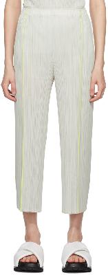 Pleats Please Issey Miyake Gray Sway Trousers
