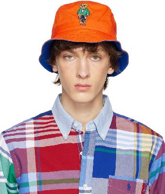 Polo Ralph Lauren Orange Cotton Bucket Hat