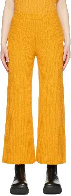 Proenza Schouler Yellow Cotton Lounge Pants