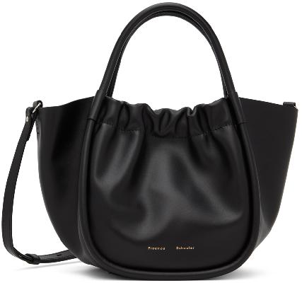 Proenza Schouler Black Small Ruched Tote