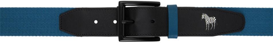 PS by Paul Smith Blue Canvas Belt